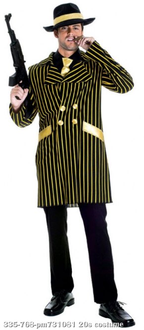 20s Gangster Adult Costume Medium