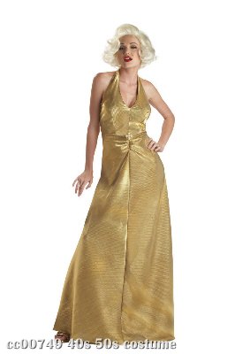 Golden Glamour Marilyn Monroe Adult Costume