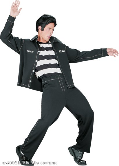 Elvis Presley Jail House Rock Adult Costume - Click Image to Close