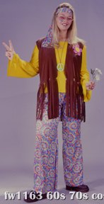 Hippie Chick Women's Plus Size Adult Costume