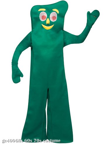 Gumby Adult Costume - Click Image to Close