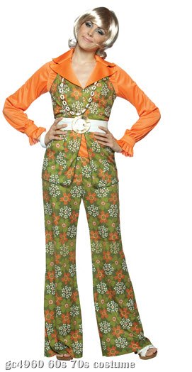 Brady Bunch Carol Adult Costume - Click Image to Close