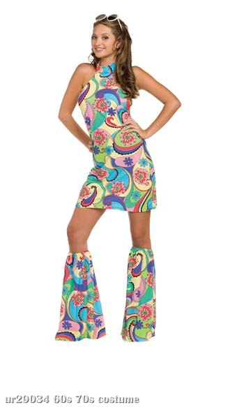 60's Girl Far Out Adult Costume