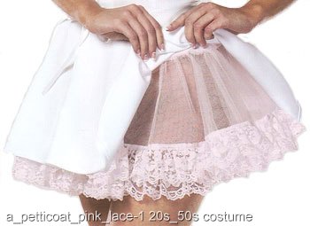 Pink Petticoat Slip - Lace Petticoat - Click Image to Close