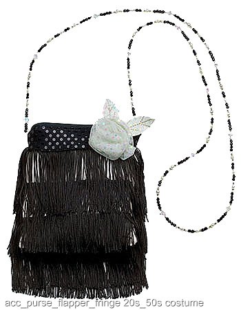 Fringe Flapper Handbag - Click Image to Close