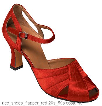 Red Flapper Shoes