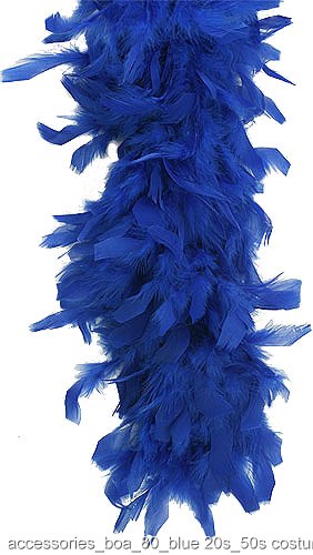 Royal Blue 80 Gram Feather Boa
