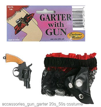 Gun with Garter Holster