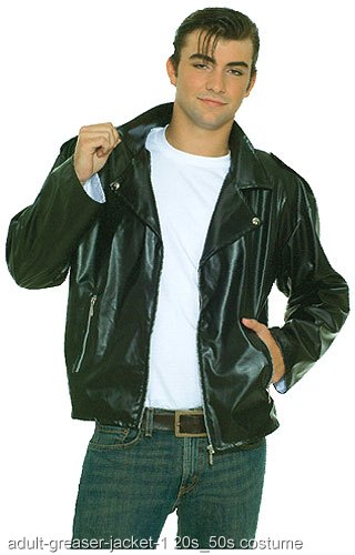 Adult Plus Size Greaser Jacket - Click Image to Close