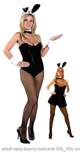 Sexy Tuxedo Bunny Costume - Click Image to Close