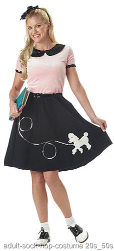 Adult Sock Hop Costume - Click Image to Close