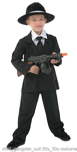 Kid's Deluxe Gangster Suit
