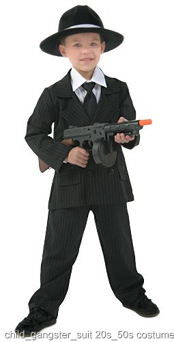 Kid's Deluxe Gangster Suit - Click Image to Close