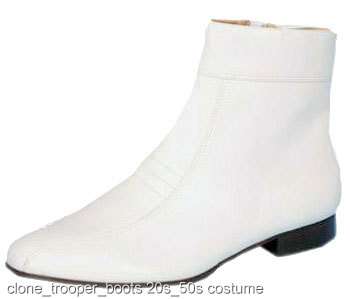 White Men's Boots - Click Image to Close