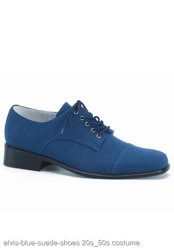 Elvis Blue Suede Shoes - Click Image to Close