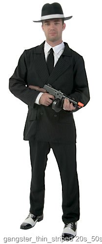 Deluxe Pin Stripe Gangster Suit
