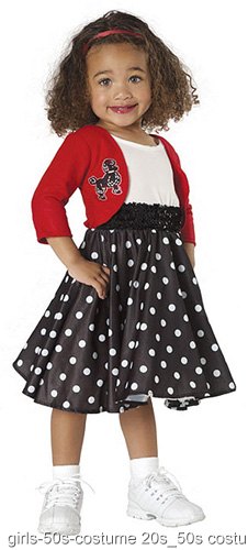 Toddler Girls 50's Costume