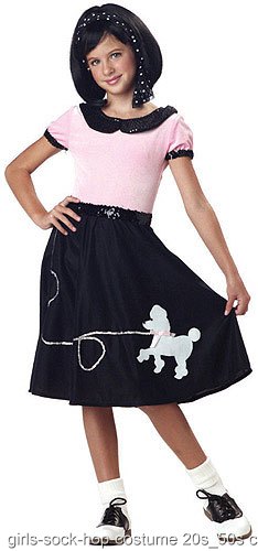 Girls Sock Hop Costume - Click Image to Close