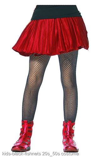 Kids Black Fishnet Stockings - Click Image to Close