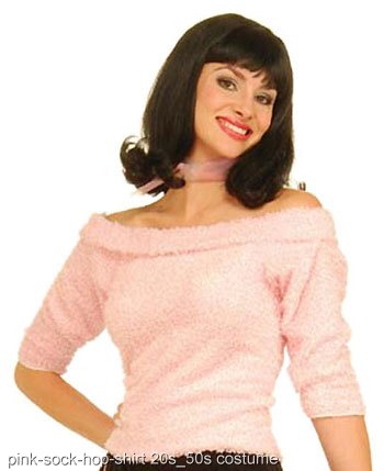 Pink Sock Hop Shirt - Click Image to Close