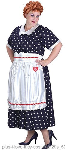 Plus Size I Love Lucy Costume - Click Image to Close