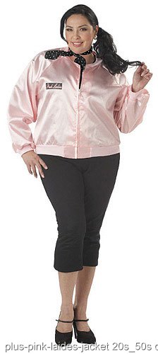 Plus Size Pink Ladies Jacket