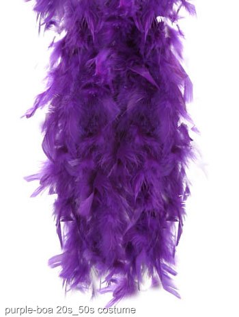 80 Gram Purple Boa - Click Image to Close