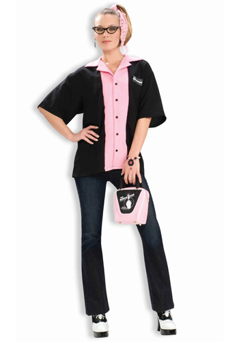 Queen Pins Bowling Shirt - Click Image to Close