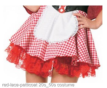 Red Lace Petticoat - Click Image to Close