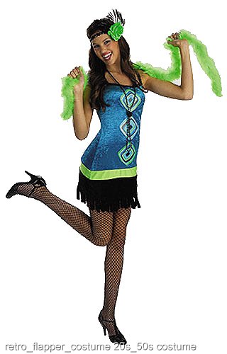 Retro Adult Flapper Costume - Click Image to Close