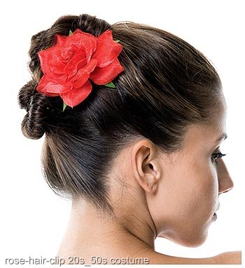 Rose Hair Clip - Click Image to Close