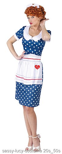 Sassy I Love Lucy Costume - Click Image to Close