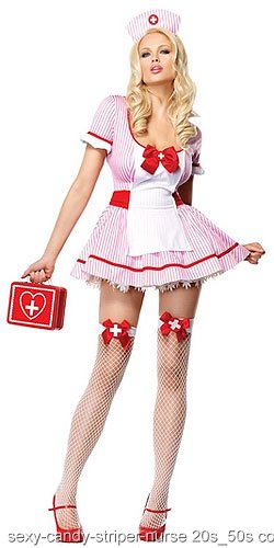 Pink Nurse Costume - Click Image to Close
