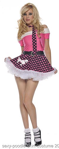 Sexy Poodle Skirt Costume - Click Image to Close