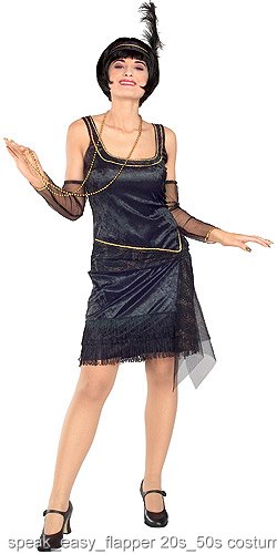 Speakeasy Flapper Costume - Click Image to Close