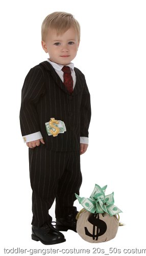 Toddler Gangster Costume - Click Image to Close