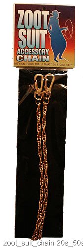 Gold Zoot Suit Chain - Click Image to Close