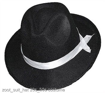 Zoot Suit Gangster Hat - Click Image to Close