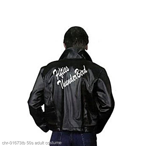 Thunderbirds Men's Leather Jacket - Click Image to Close