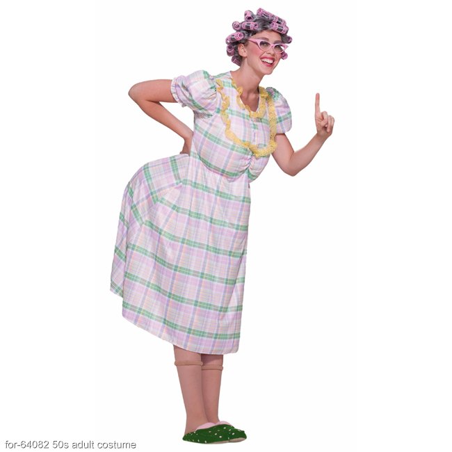 Aunt Gertie Funny Adult Costume - Click Image to Close