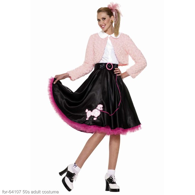 50s Sweetheart Poodle Adult Costume - Click Image to Close