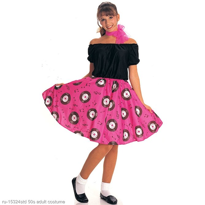 50s Girl Adult Costume - Click Image to Close