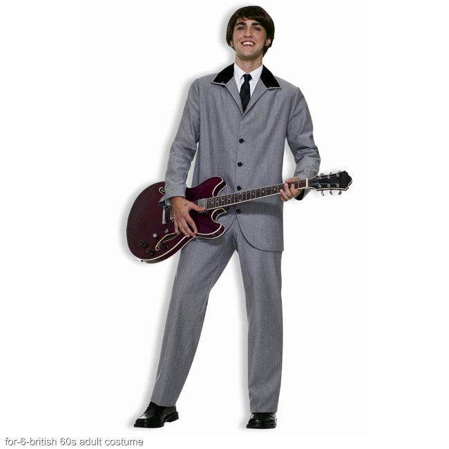 British Invasion Adult Costume - Click Image to Close