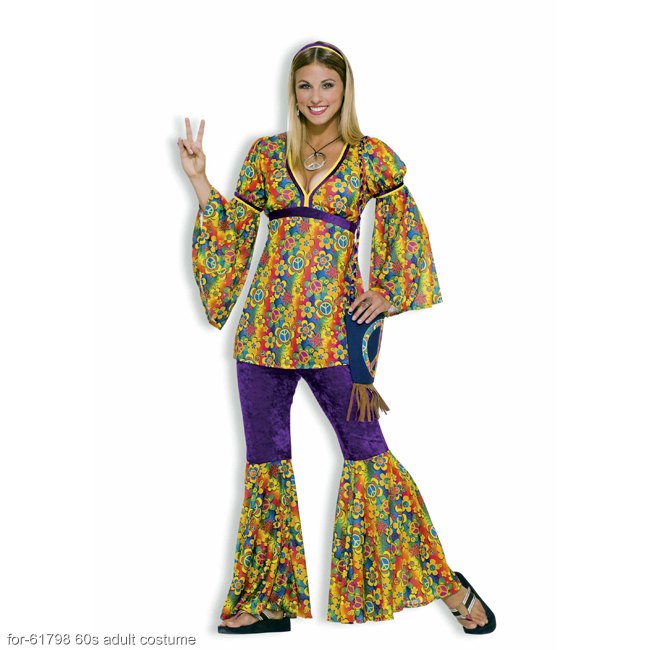 Purple Haze Hippie Adult Costume