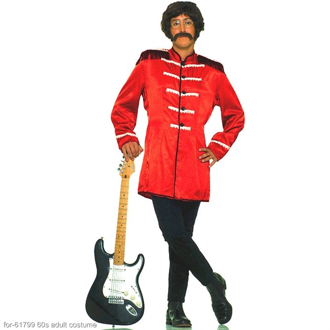 Red British Explosion Adult Costume - Click Image to Close