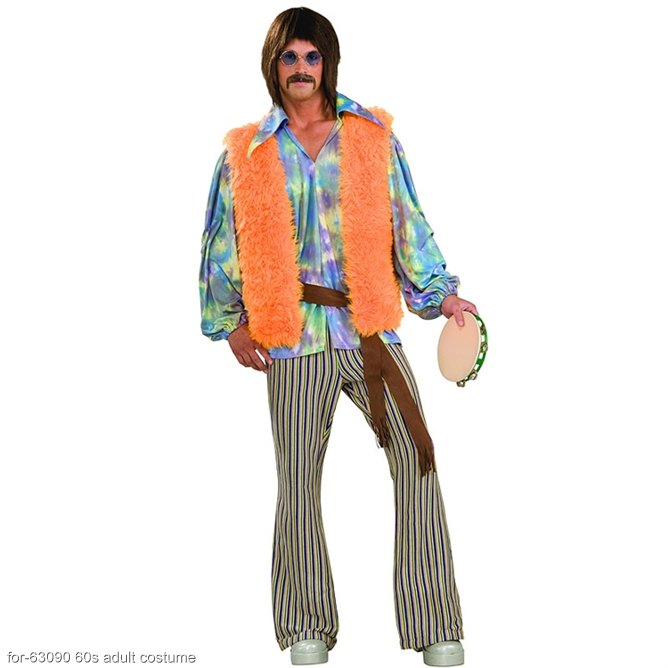 60s Mod Singer Adult Costume - Click Image to Close