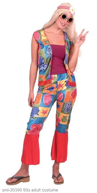 Flower Power Hippie Costume - Click Image to Close