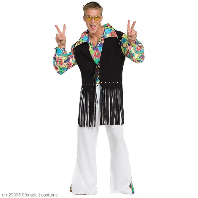 Outta Sight Hippie Adult Costume - Click Image to Close