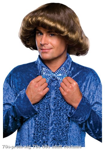 Mens 70s Prom Wig - Click Image to Close