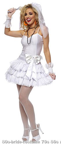 80s Bride Costume - Click Image to Close